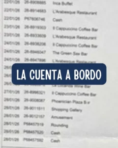 Lee más sobre el artículo Cómo se paga en un crucero: la cuenta de a bordo, paso a paso